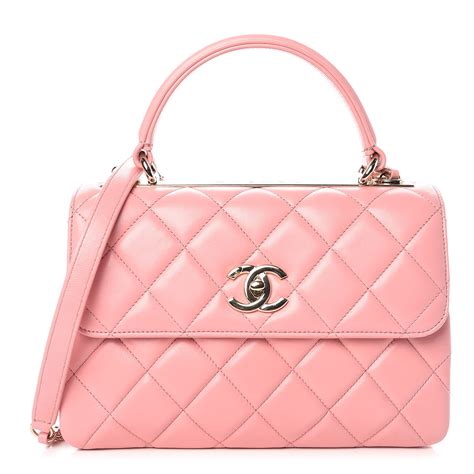 pink and white chanel purse|small pink chanel purse.